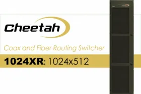 Cheetah 1024XR: 1024x512 3G-SDI for coax or fiber optic cables