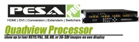 PRO-QV4VP Professional 3G-SDI Quad-View Video Processor